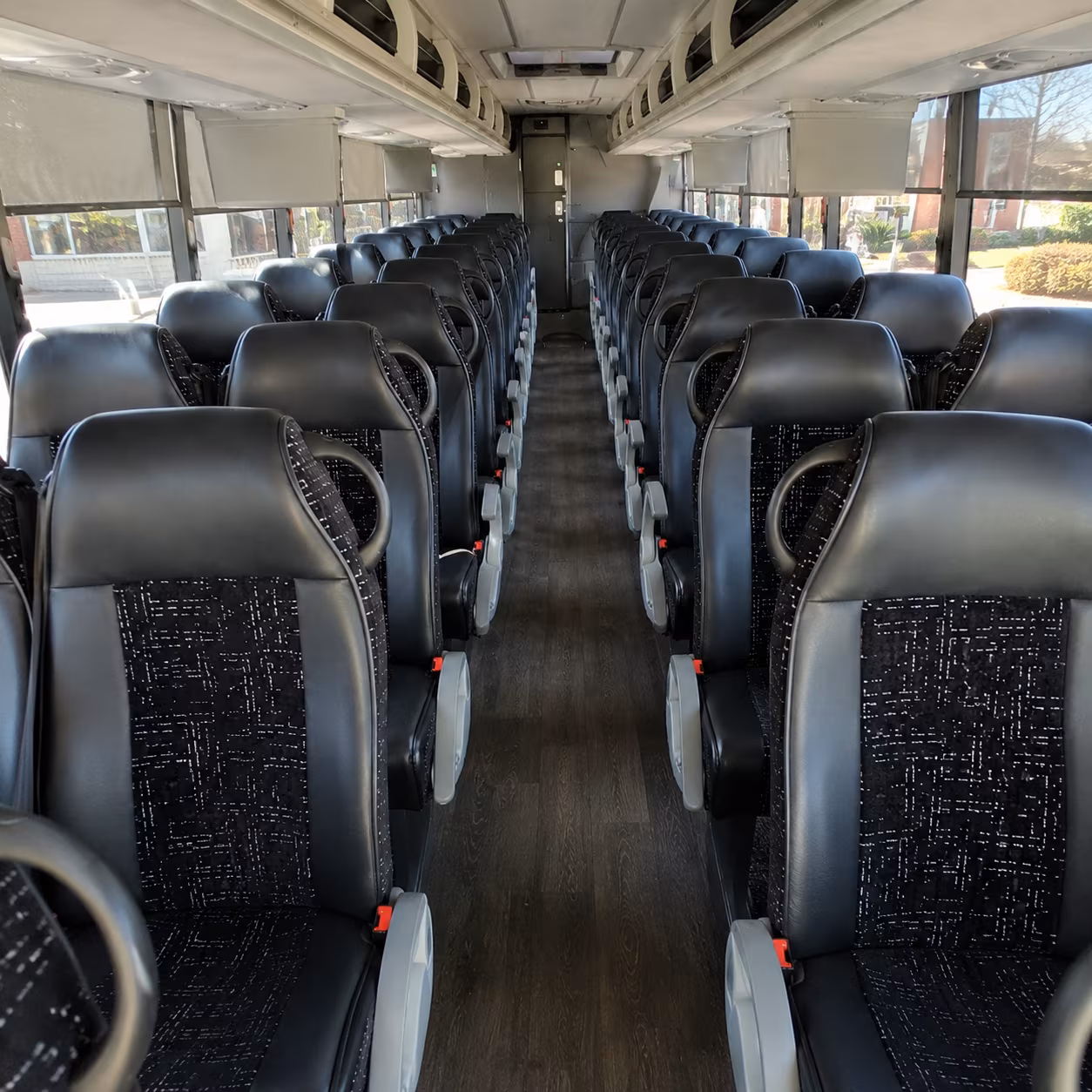 providence charter bus rental interior
